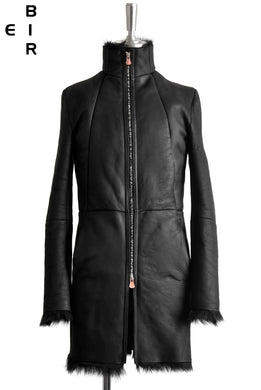 ierib exclusive coat / Toscana baby sheep shearling (BLACK)