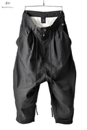 N/07 exclusive Three Dimensional Wide Pants Tuck/Dart Detail (GREY)