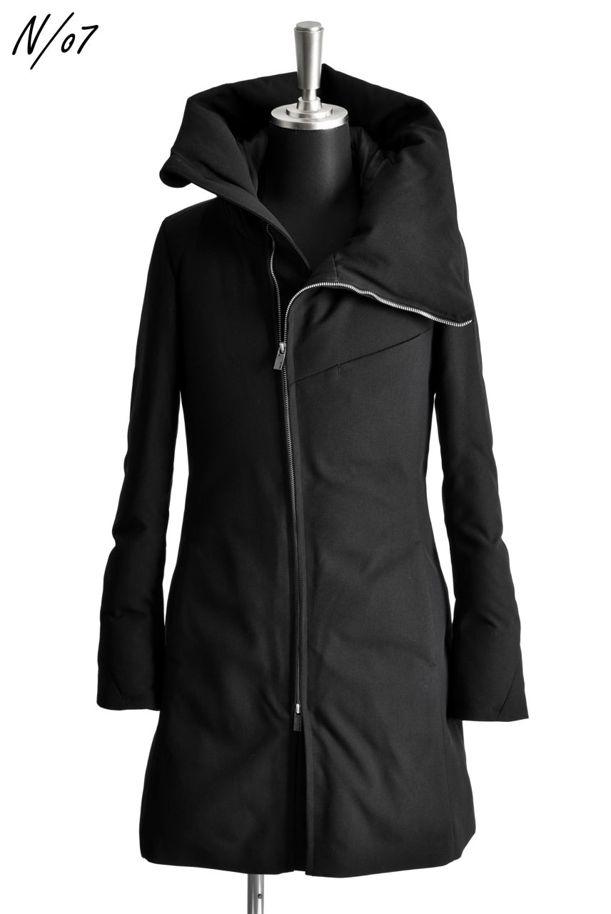 N/07 Mods Down Coat / Mixture Canvas (BLACK)