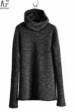 画像をギャラリービューアに読み込む, A.F ARTEFACT exclusive LOOPKNIT HIGHNECK TOP (BLACK×GREY)