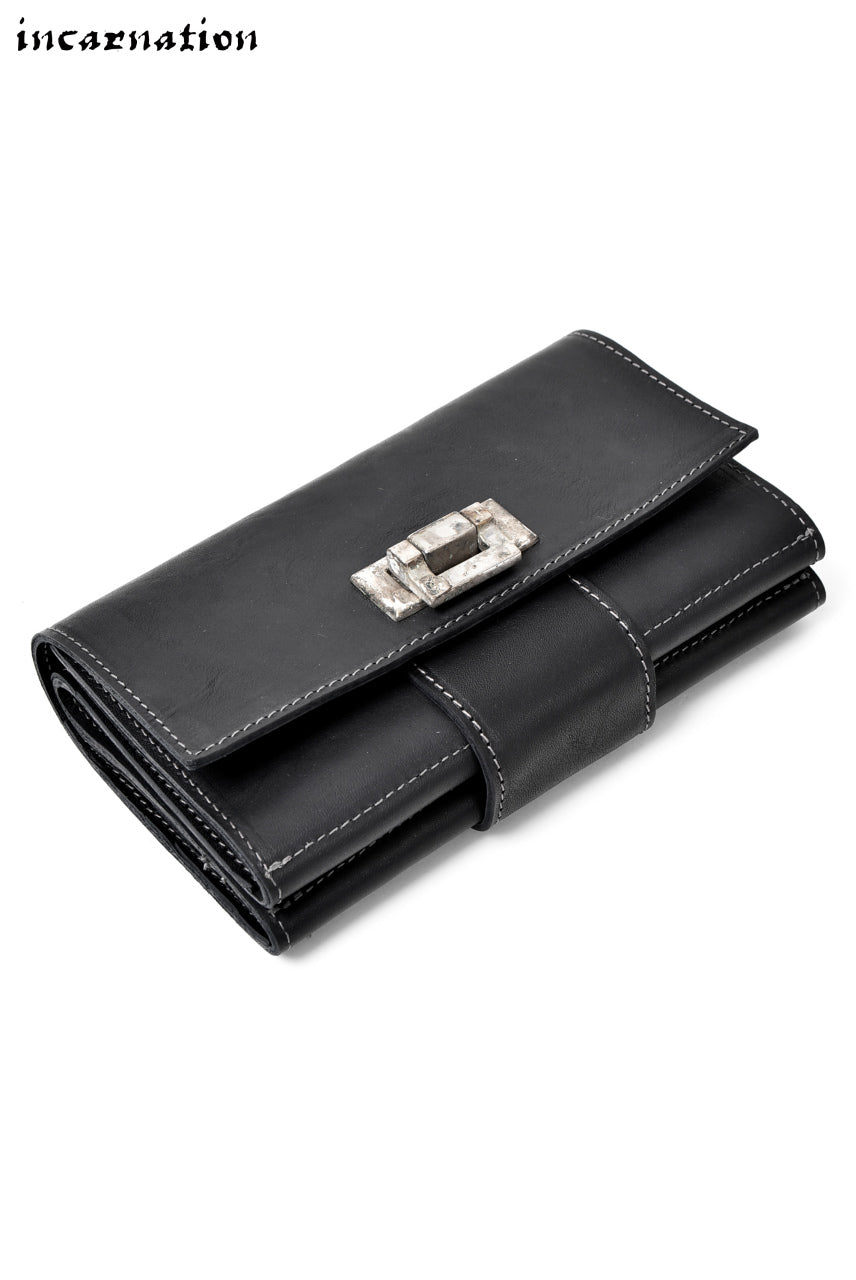 incarnation WAXY HORSE LEATHER CLUTCH WALLET