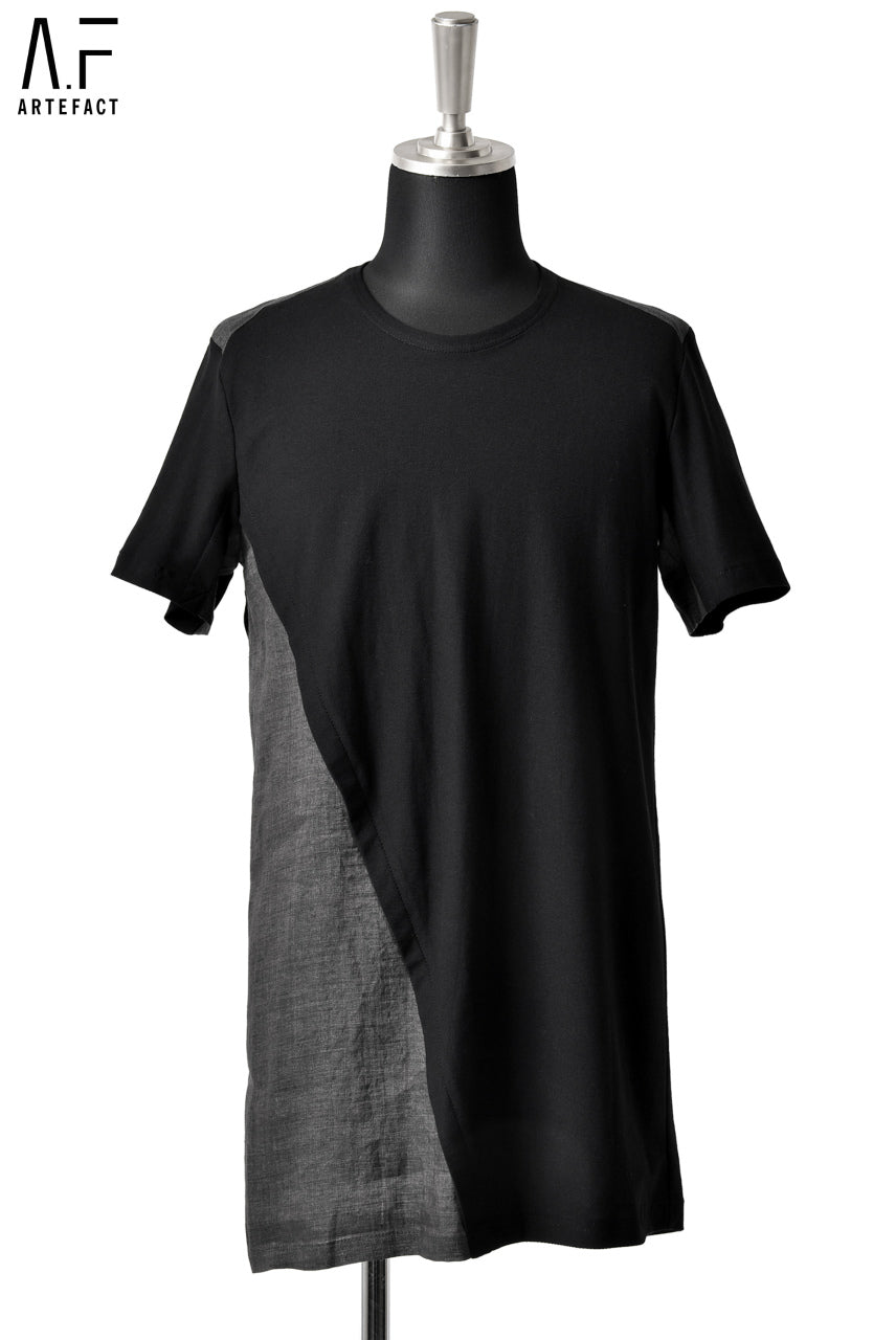 A.F ARTEFACT SWITCHING LINEN COMBI TEE