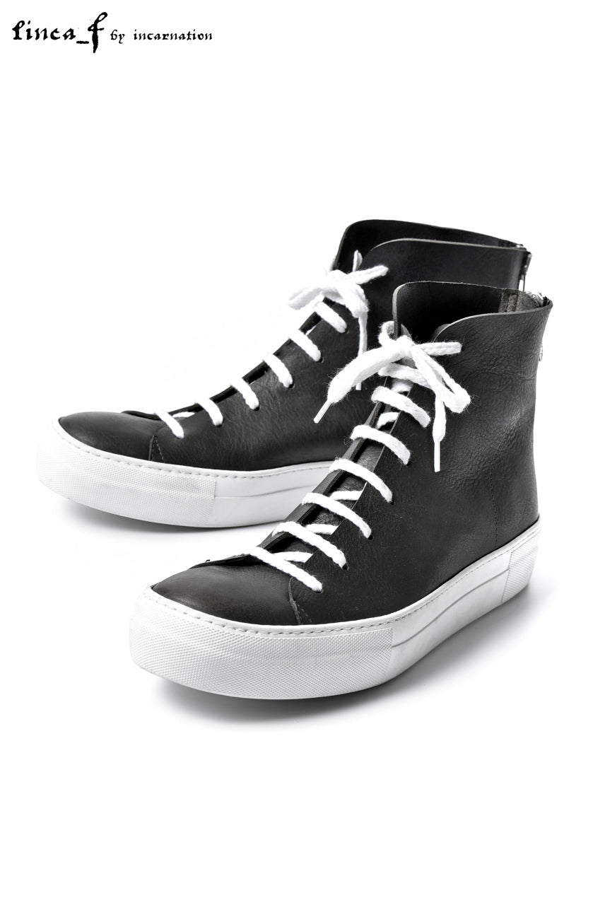 LINEA_F by incarnation GUIDI HORSE BUTT LEATHER SNEAKER BACK ZIP