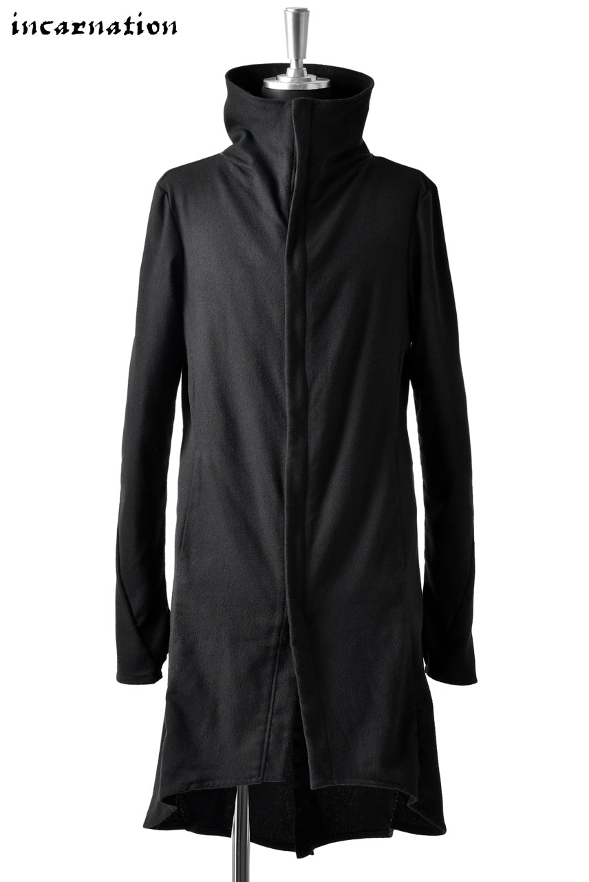 Load image into Gallery viewer, incarnation WIDE NECK SPIRAL ARM COAT UNLINED / SOFT WOOL