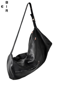 画像をギャラリービューアに読み込む, ierib exclusive shoulder drum bag / horse shrink (BLACK)