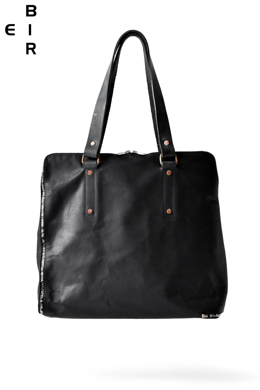 ierib exclusive onepiece tote bag / nicolas (Italy vachetta) (BLACK)