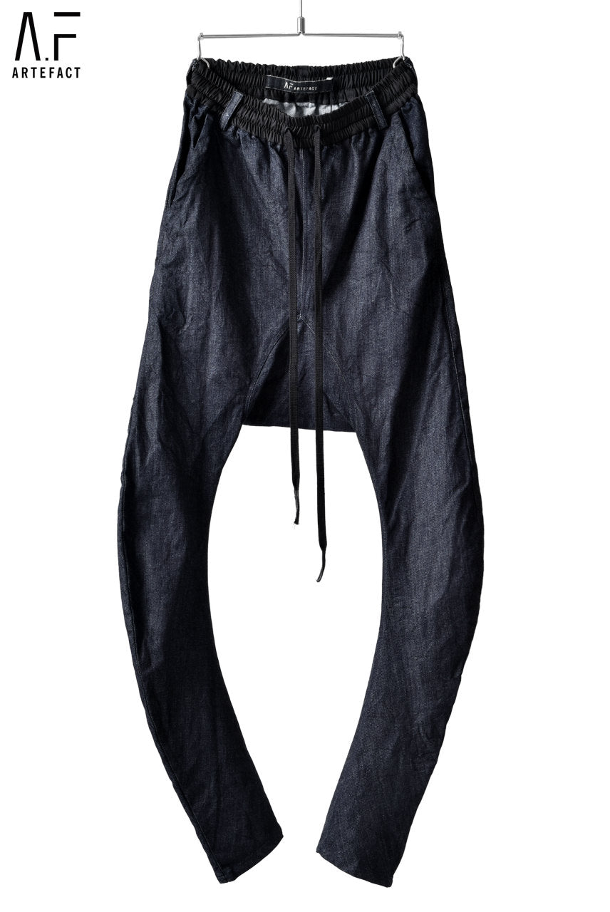 A.F ARTEFACT／Denim Sarouel Skinny Pants A.F ARTEFACT SARROUEL-SKINNY PANTS STRETCH DENIM (BLUE