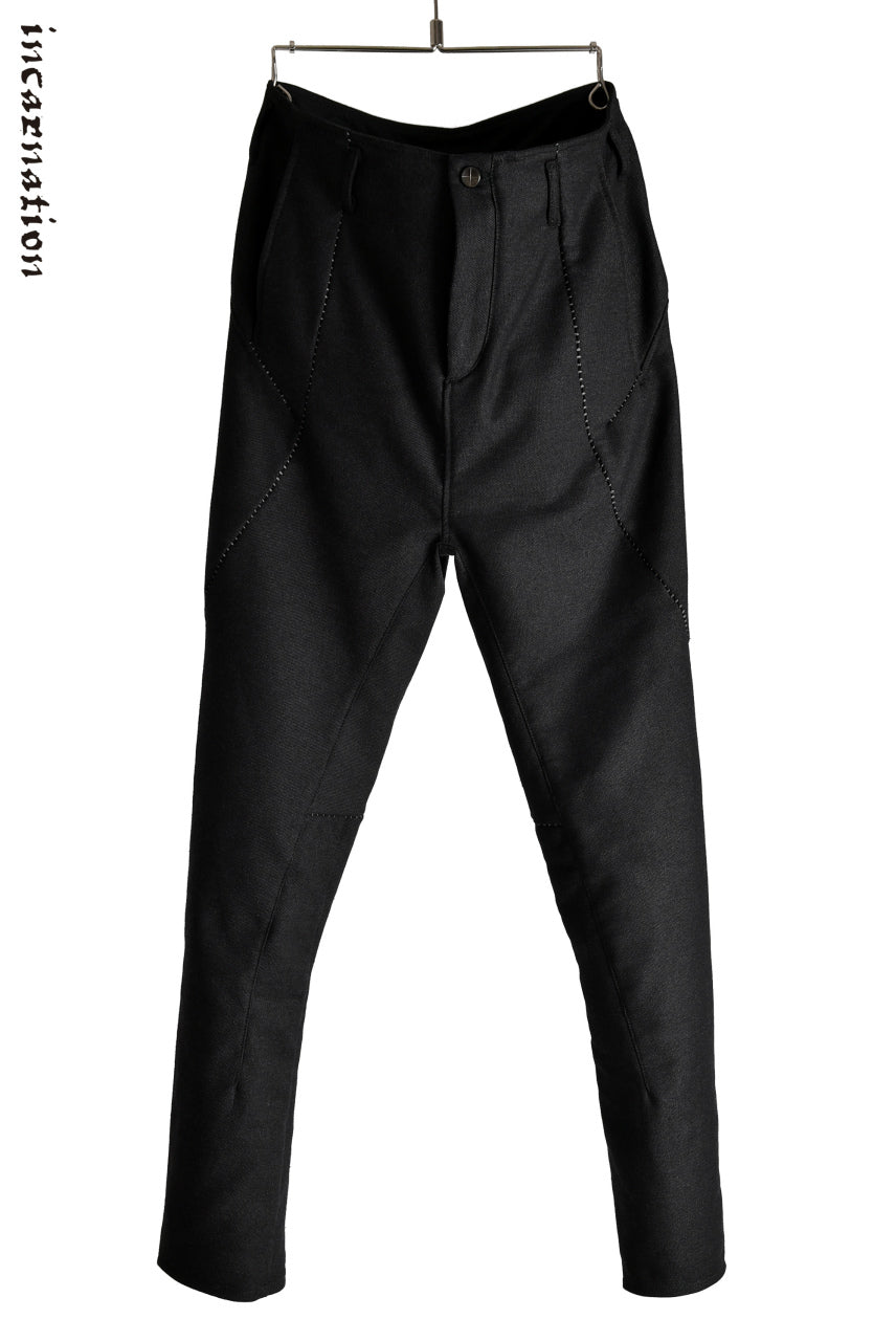 Load image into Gallery viewer, incarnation LONG DARTS SLIM TROUSERS / COTTON DOBBY(HeatPerformance)