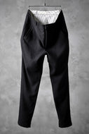 Aleksandr Manamis Lean Slim tapered pants / wool+linen cloth