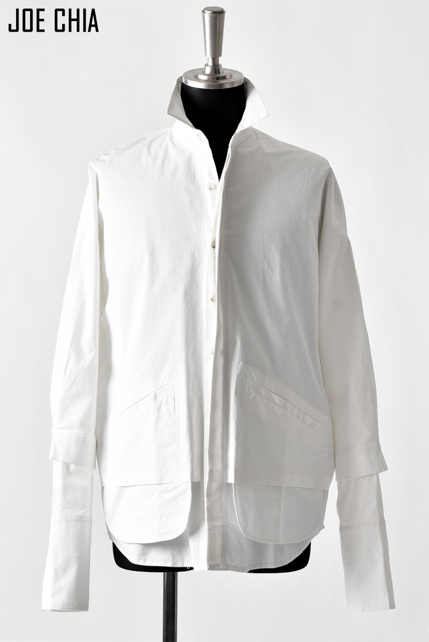 JOE CHIA OVERSIZED DOUBLE LAYER SHIRT (OFF WHITE)の商品ページ ...