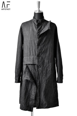 A.F ARTEFACT LAYER SHIRT-COAT / JP-INK LINEN