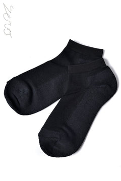 画像をギャラリービューアに読み込む, ZERO Silk&amp;Japanesepaper Deodorize Sneaker Socks - Navy x Black