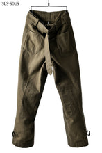 Load image into Gallery viewer, sus-sous motocycle belted trousers (KHAKI BEIGE)