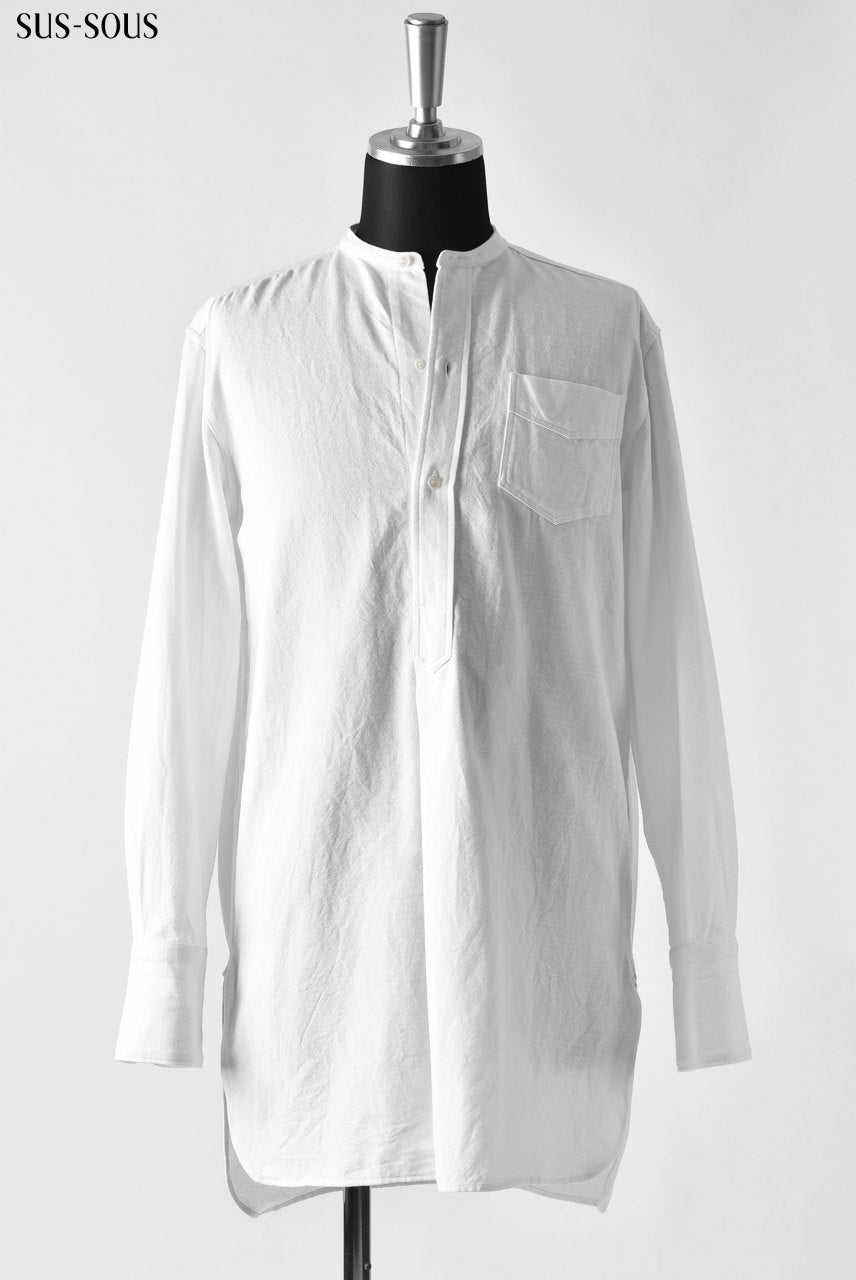 sus-sous shirt long with HOKKOH (WHITE)