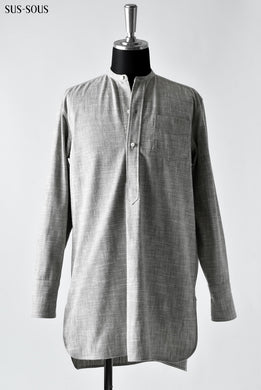 sus-sous shirt long cotton (LIGHT GREY)