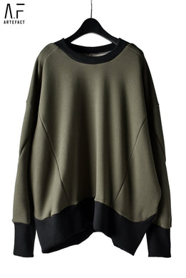 A.F ARTEFACT exclusive BomberHEAT® OVERSIZED TOPS (KHAKI)