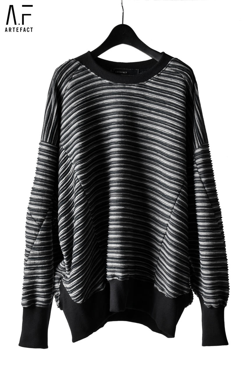 A.F ARTEFACT exclusive MULTI-INLAY-KNIT OVERSIZED TOPS
