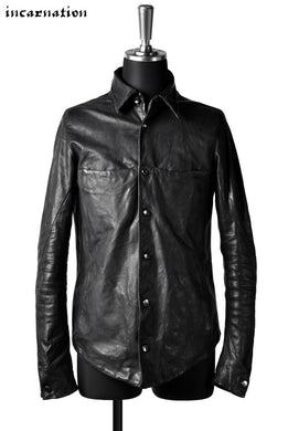 incarnation exclusive SHEEP LEATHER BD SHIRT-JACKET #2 LINED
