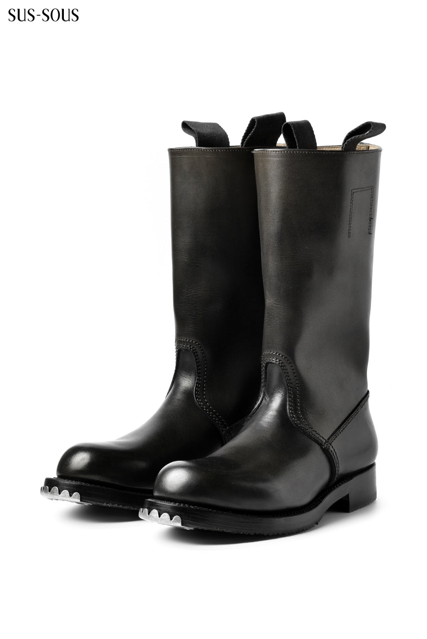 sus-sous jack boots / TEMPESTI *hand dyed (BLACK BROWN)