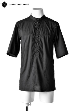 Load image into Gallery viewer, Nostra Santissima COLLAR-LESS PULLOVER SHIRT (BLACK)