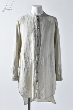 Load image into Gallery viewer, daska (johan) long shirt / linen natural (KINARI)
