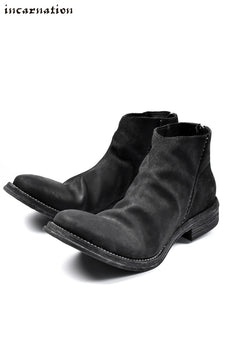 incarnation exclusive HORSE BUTT LEATHER BACK ZIP SHORT BOOTS