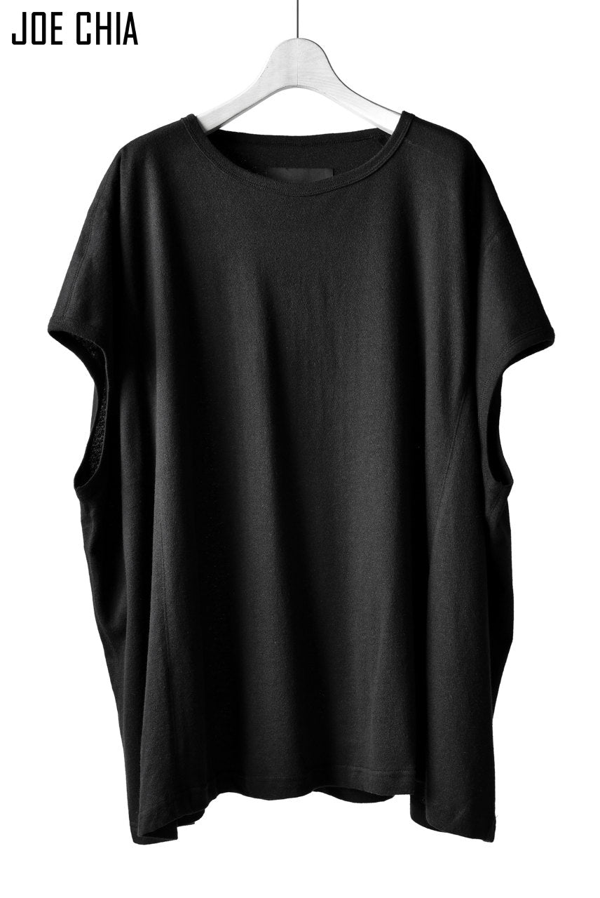 Load image into Gallery viewer, JOE CHIA LOOSEFITTED FRENCH-SLEEVE TOP (BLACK)