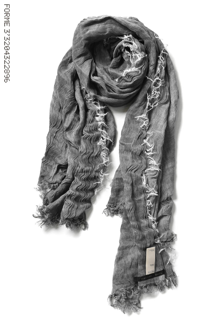 Load image into Gallery viewer, forme d&#39;expression Crepe Stole (GRAPHITE)