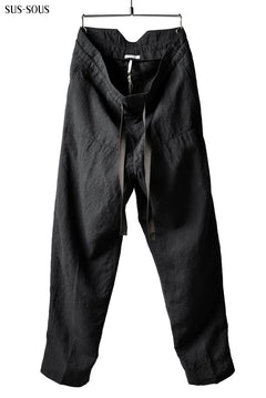 画像をギャラリービューアに読み込む, sus-sous tapared trousers W.D / OX made with oyagi (NAVY GREY)
