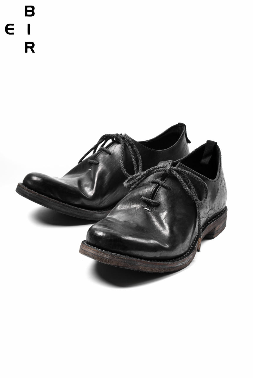 ierib tecta whole cut derby shoes / waxy JP culatta (BLACK)