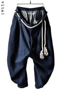 _vital exclusive roped tuck pants / low count denim
