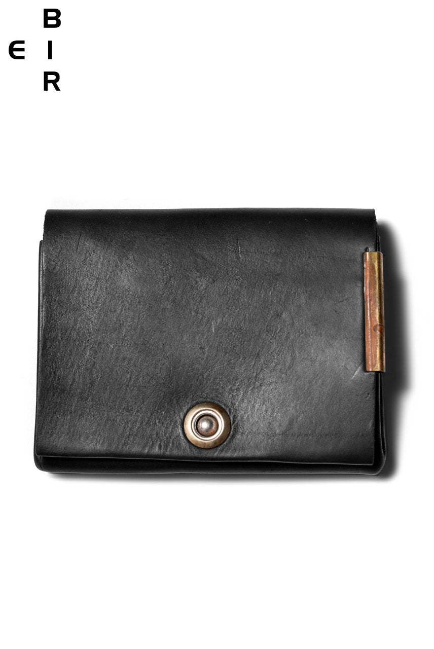 ierib Smart Folding Wallet / GUIDI Calf (Pure Smooth) (BLACK)