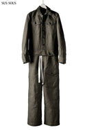 sus-sous overall 2pcs / L56/C44 1/1 cloth (KHAKI BEIGE)