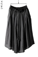 _vital TUCKED WIDE HAKAMA PANTS / PURE LINEN