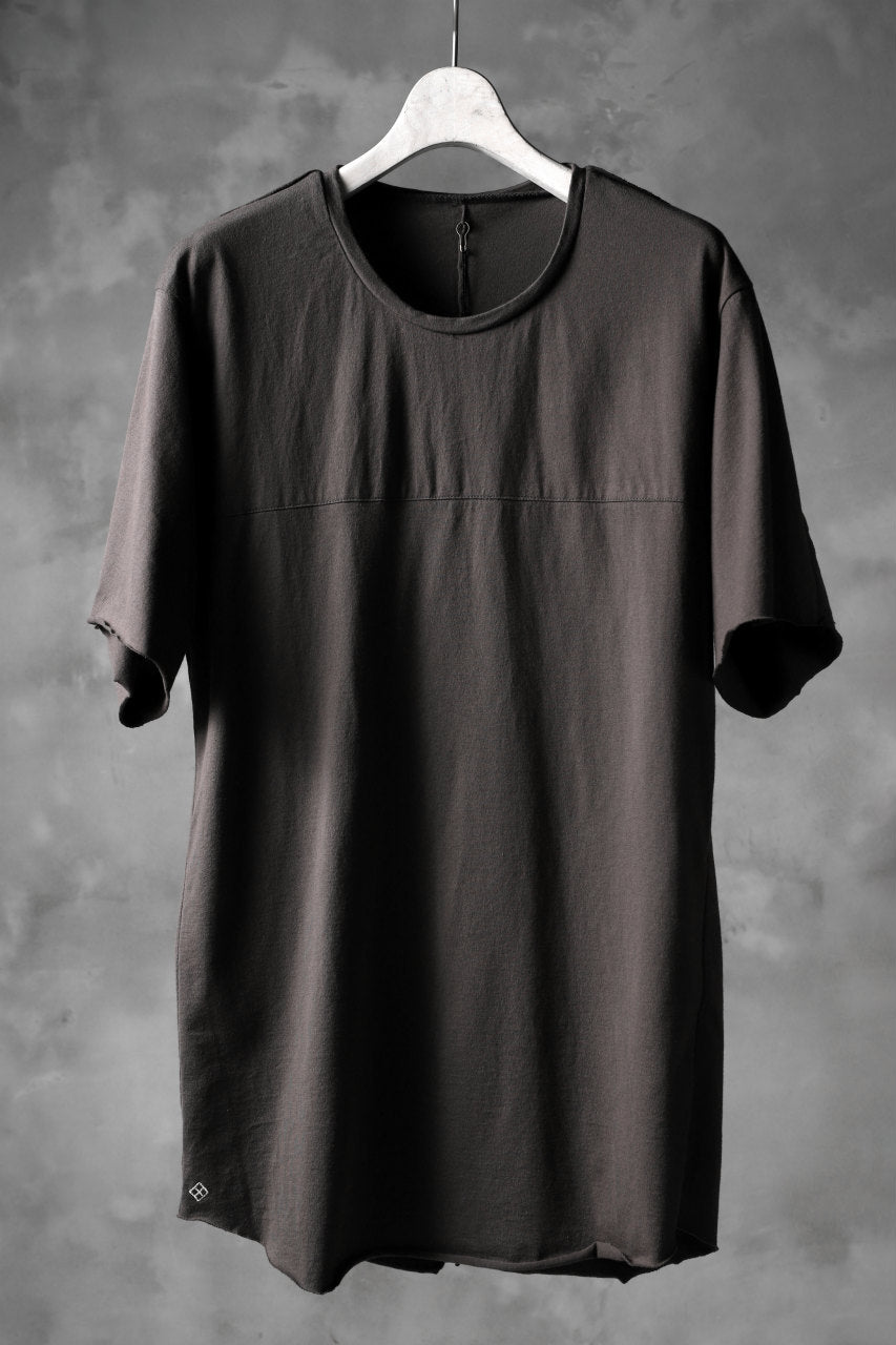 Load image into Gallery viewer, blackcrow short sleeve cutsewn / silky touch cotton (grey)