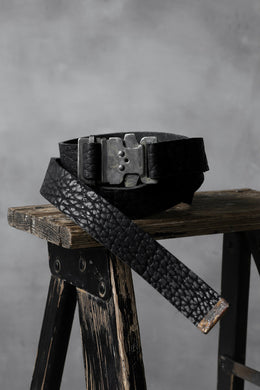 ierib exclusive detachable buckle belt / bull onepiece (BLACK)