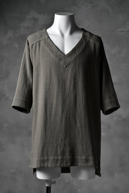 A.F ARTEFACT exclusive TUNICA TOPS [Cotton-Linen/Reactive Dye]