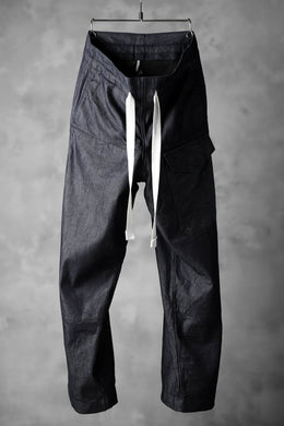 sus-sous supima denim wide trousers MK-1 (INDIGO)