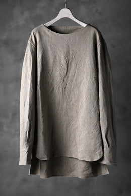 sus-sous shirt pullover / French vintage linen (NATURAL)