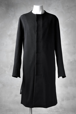 SOSNOVSKA exclusive LINE WOOLEN COAT (BLACK)