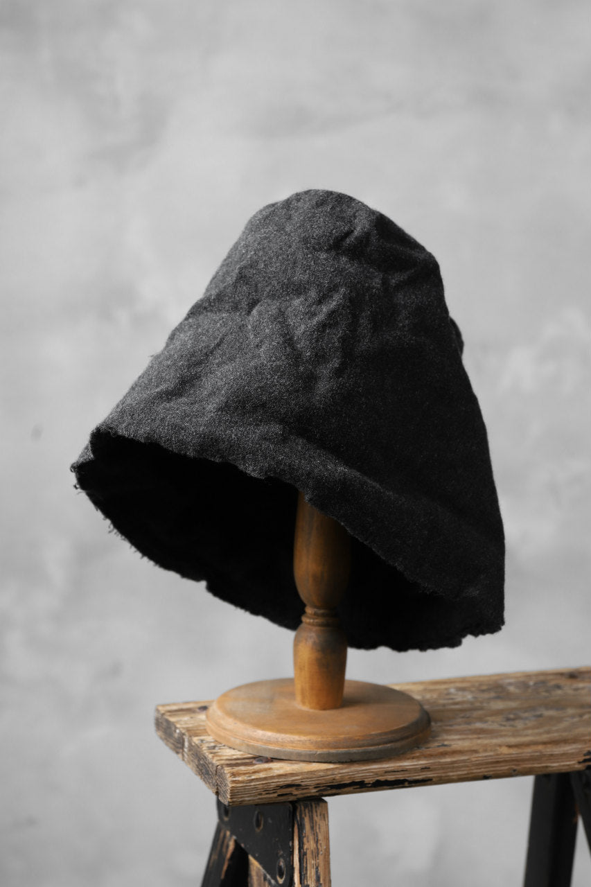 画像をギャラリービューアに読み込む, SOSNOVSKA WASHED CASHMERE HAT (GREY)