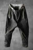 ISAMU KATAYAMA BACKLASH BORO TAPERED PANTS / COTTON CHINO