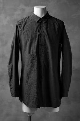 KLASICA SABRON BUTTON FRY SHIRT / TYPE-WRITER CLOTH (MOSS)