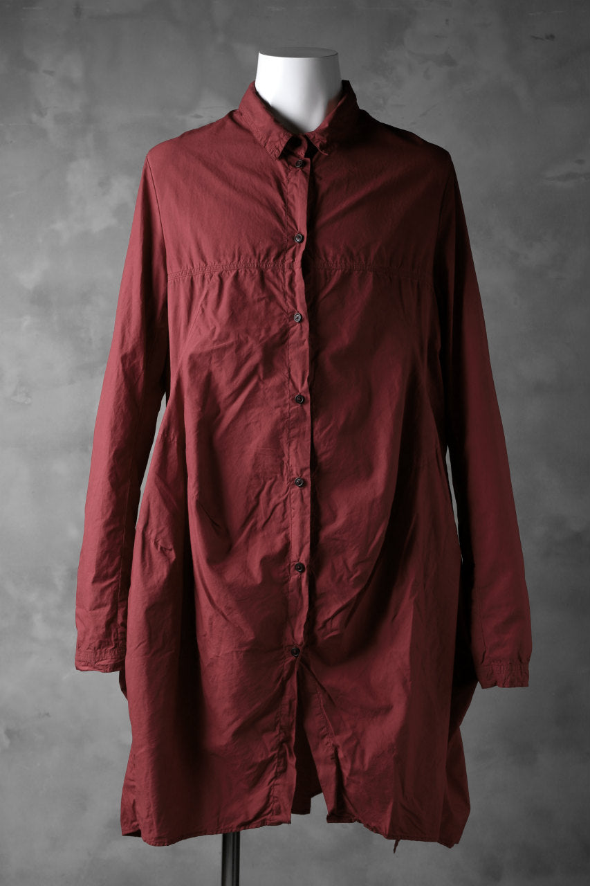 Load image into Gallery viewer, RUNDHOLZ DIP A LINE LONG SHIRT (KARMIN DYED)