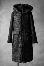 画像をギャラリービューアに読み込む, PAL OFFNER PADDED HOODNECK COAT (TWEEDY MELANGE)