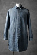 ISAMU KATAYAMA BACKLASH COVER ALL SHIRT / COTTON LINEN DENIM