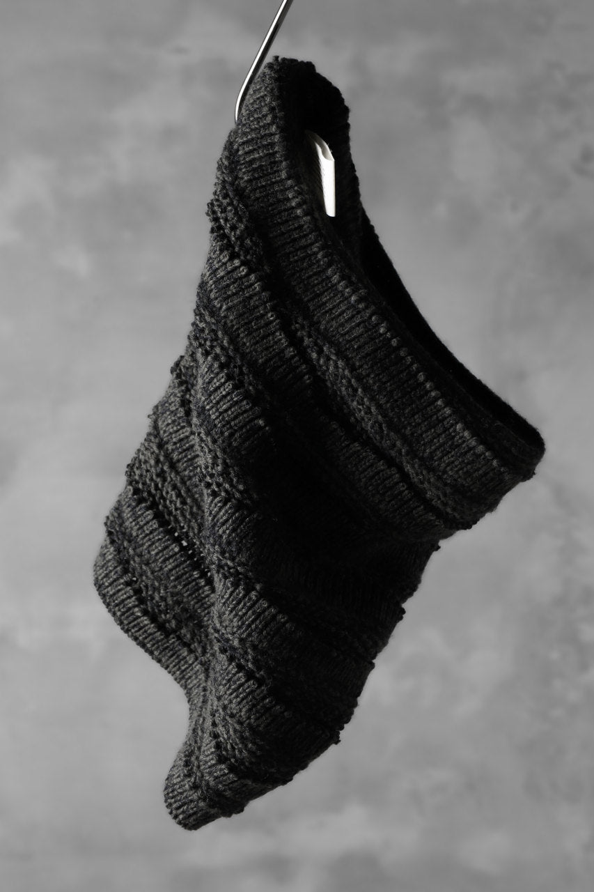 画像をギャラリービューアに読み込む, forme d&#39;expression Laddered Knit Warmer (Mel. Military)