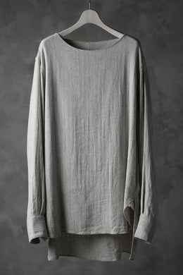 sus-sous shirt pullover / S55/L45 Herringbone (ICE GREY)