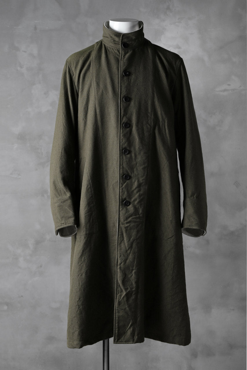 sus-sous medical coat / Vintage serge wool (KHAKI)