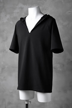 画像をギャラリービューアに読み込む, incarnation RAGLAN HOODED TOPS / HIGH STRETCH COTTON (BLACK)